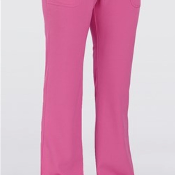 Heartsoul PETITE Low Rise Drawstring Scrub Pant Eggplant - Picture 2 of 2